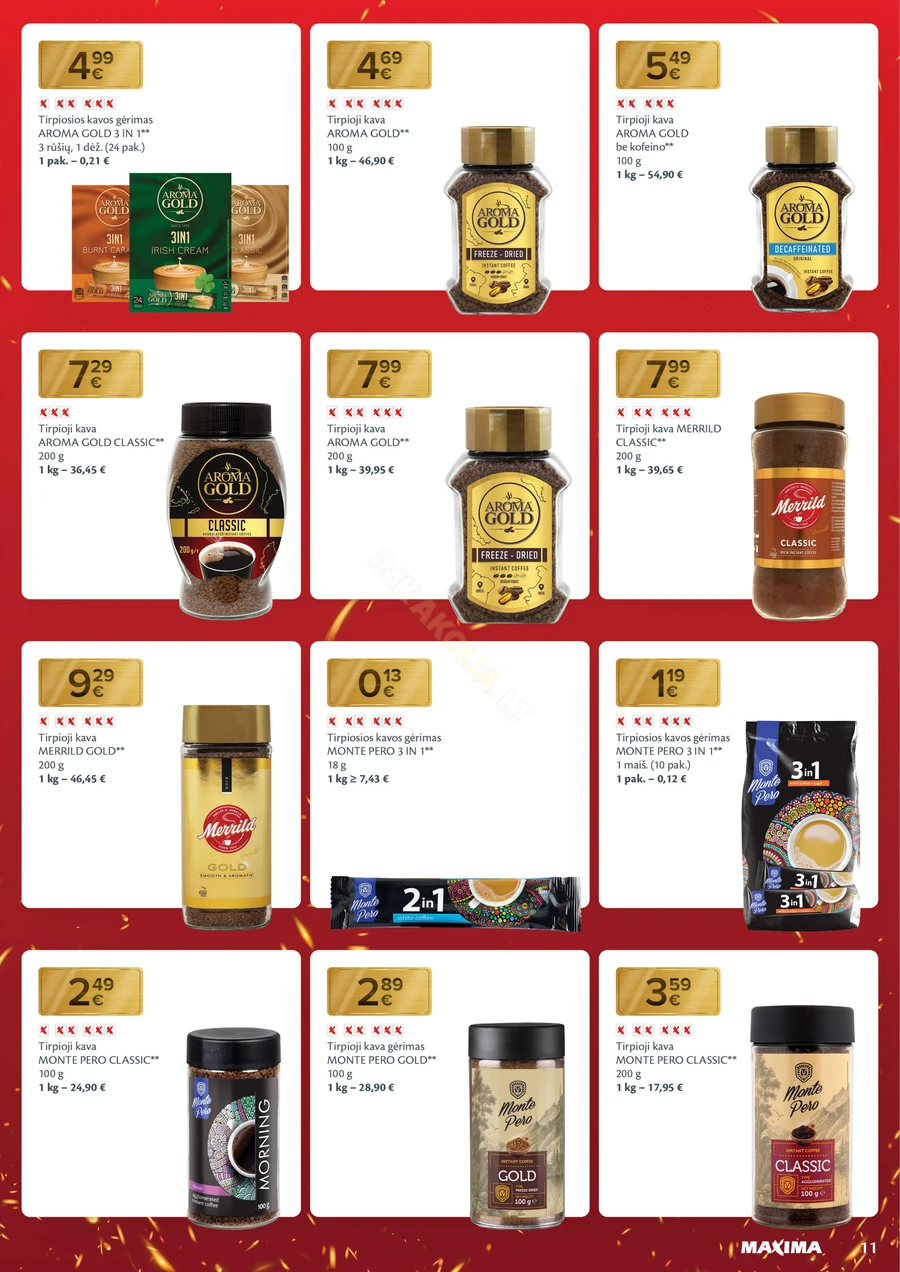 MAXIMA leidinys „Nukalta kaina – visada kaip per akciją“ puslapis 11