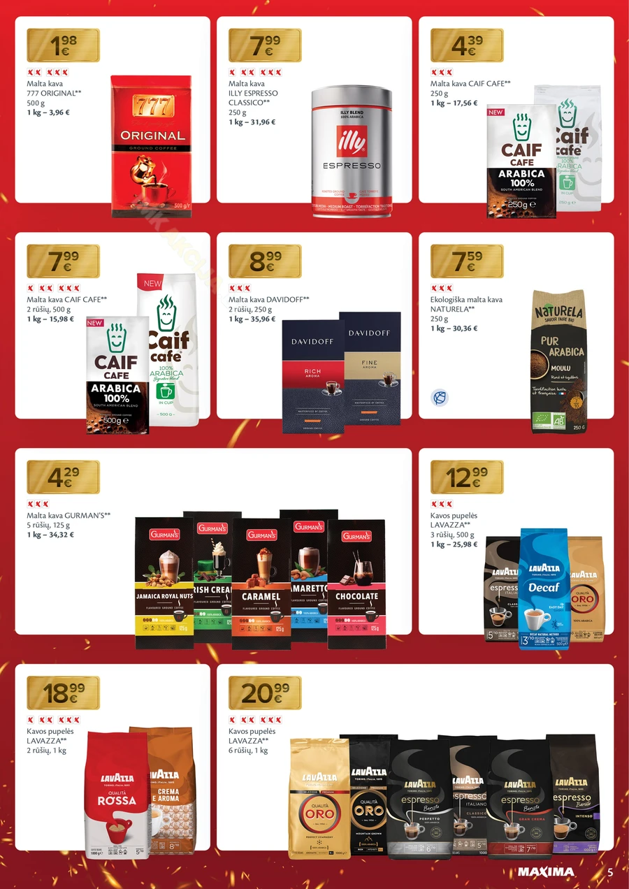 MAXIMA leidinys „Nukalta kaina – visada kaip per akciją“ puslapis 5