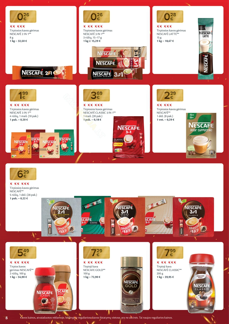 MAXIMA leidinys „Nukalta kaina – visada kaip per akciją“ puslapis 8