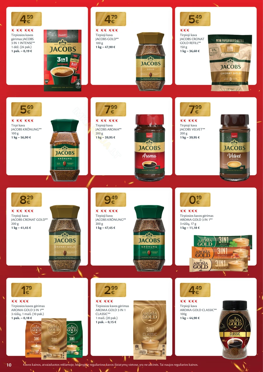 MAXIMA leidinys „Nukalta kaina – visada kaip per akciją“ puslapis 10