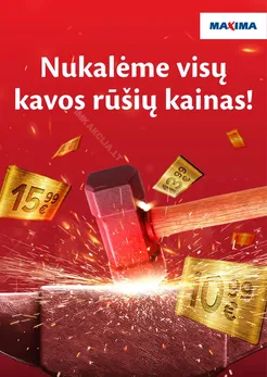 MAXIMA leidinys „Nukalta kaina – visada kaip per akciją“