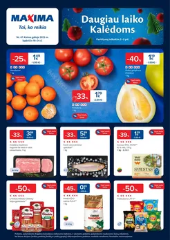 MAXIMA kaininis akcijų leidinys Nr. 47