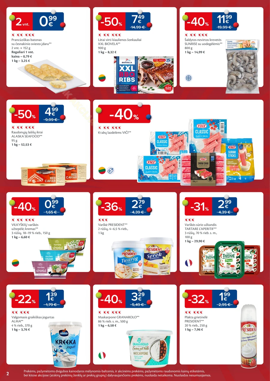 MAXIMA akcijų leidinys „Anekdotas, o ne kaina“ puslapis 2