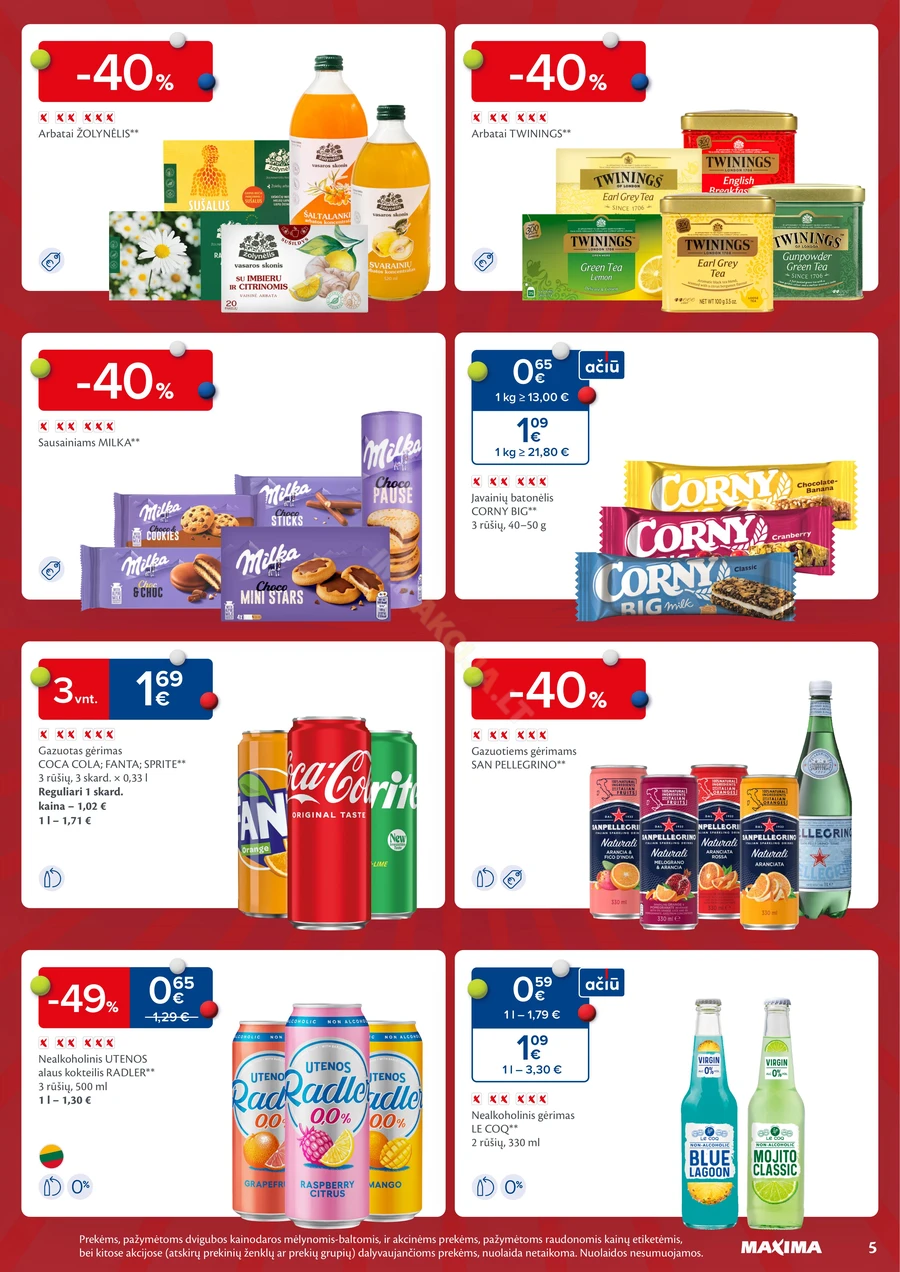 MAXIMA akcijų leidinys „Anekdotas, o ne kaina“ puslapis 5