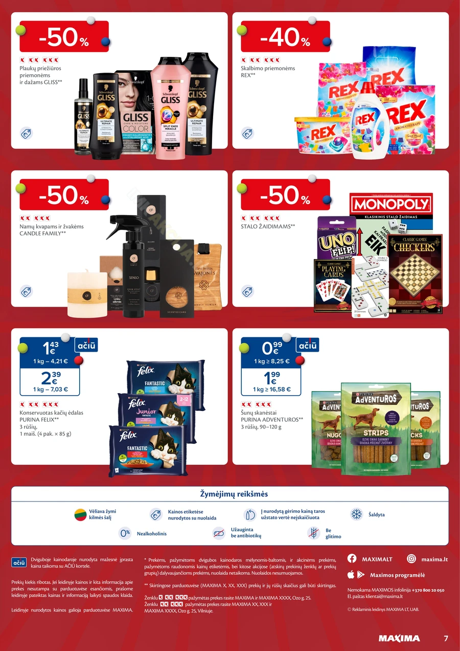 MAXIMA akcijų leidinys „Anekdotas, o ne kaina“ puslapis 7