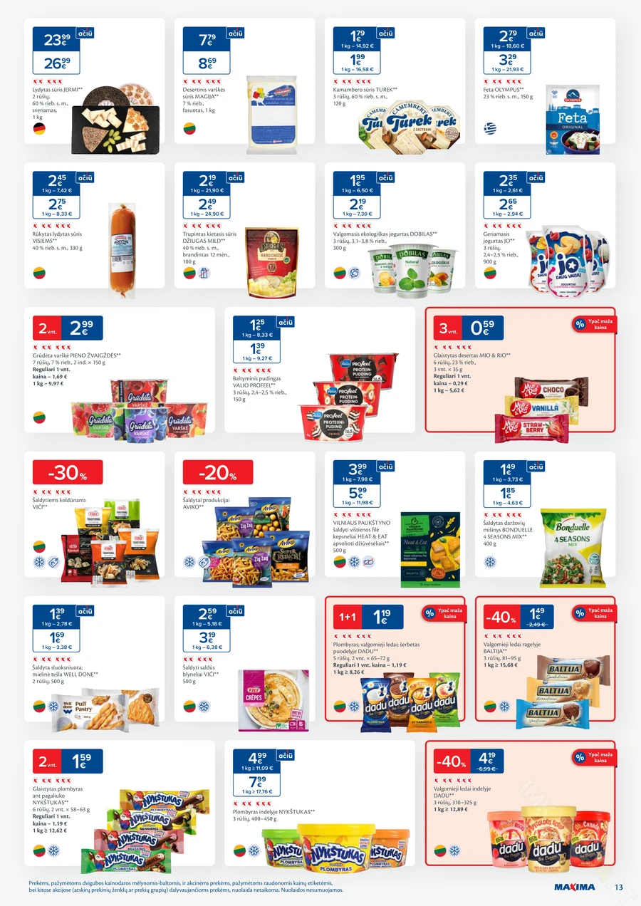 MAXIMA kaininis akcijų leidinys Nr. 51-52 puslapis 13