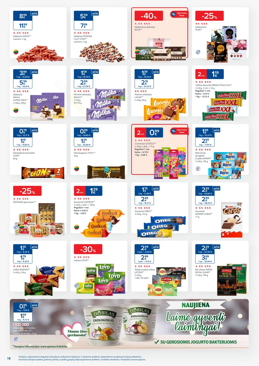 MAXIMA kaininis akcijų leidinys Nr. 51-52 puslapis 18