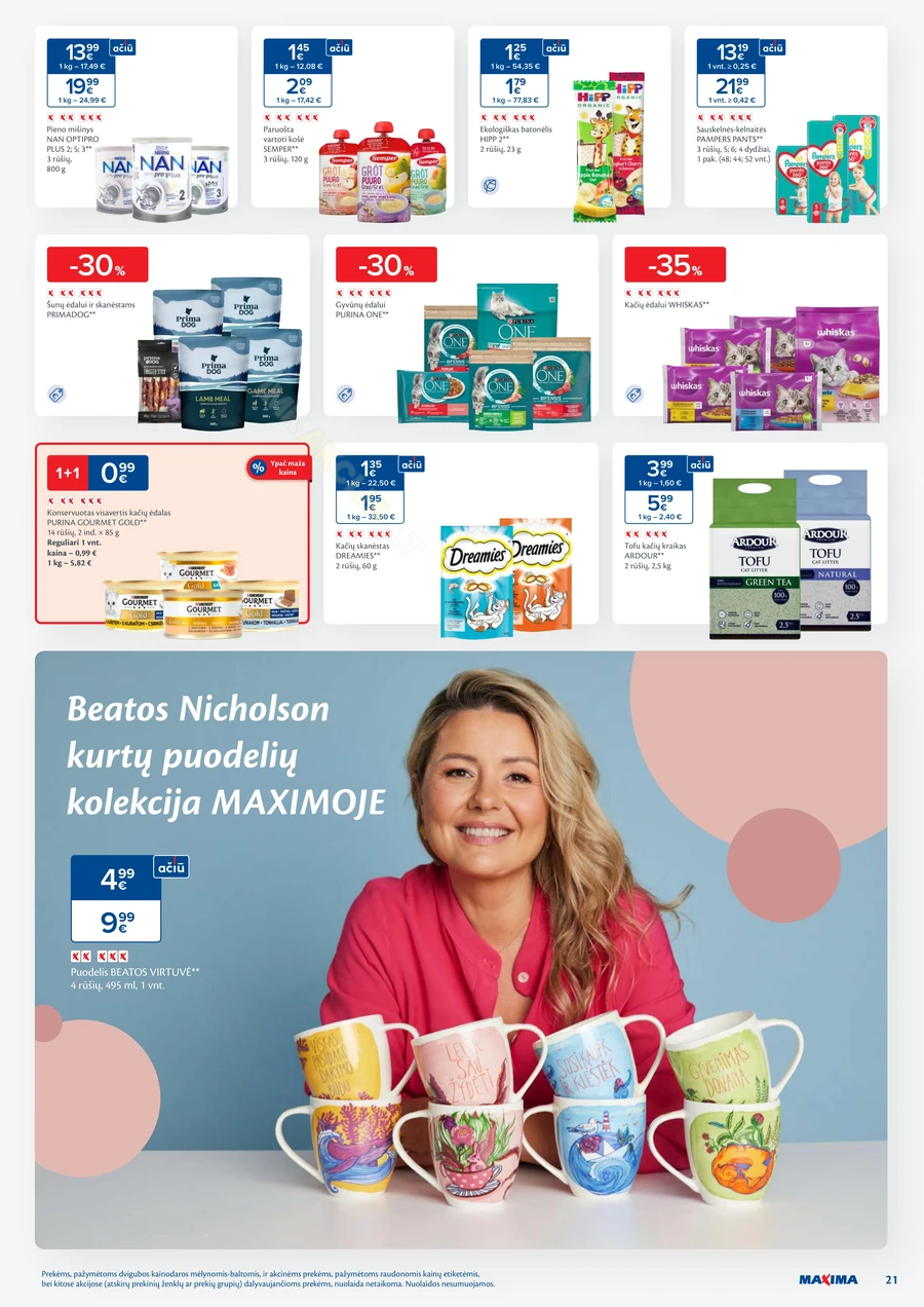 MAXIMA kaininis akcijų leidinys Nr. 51-52 puslapis 21