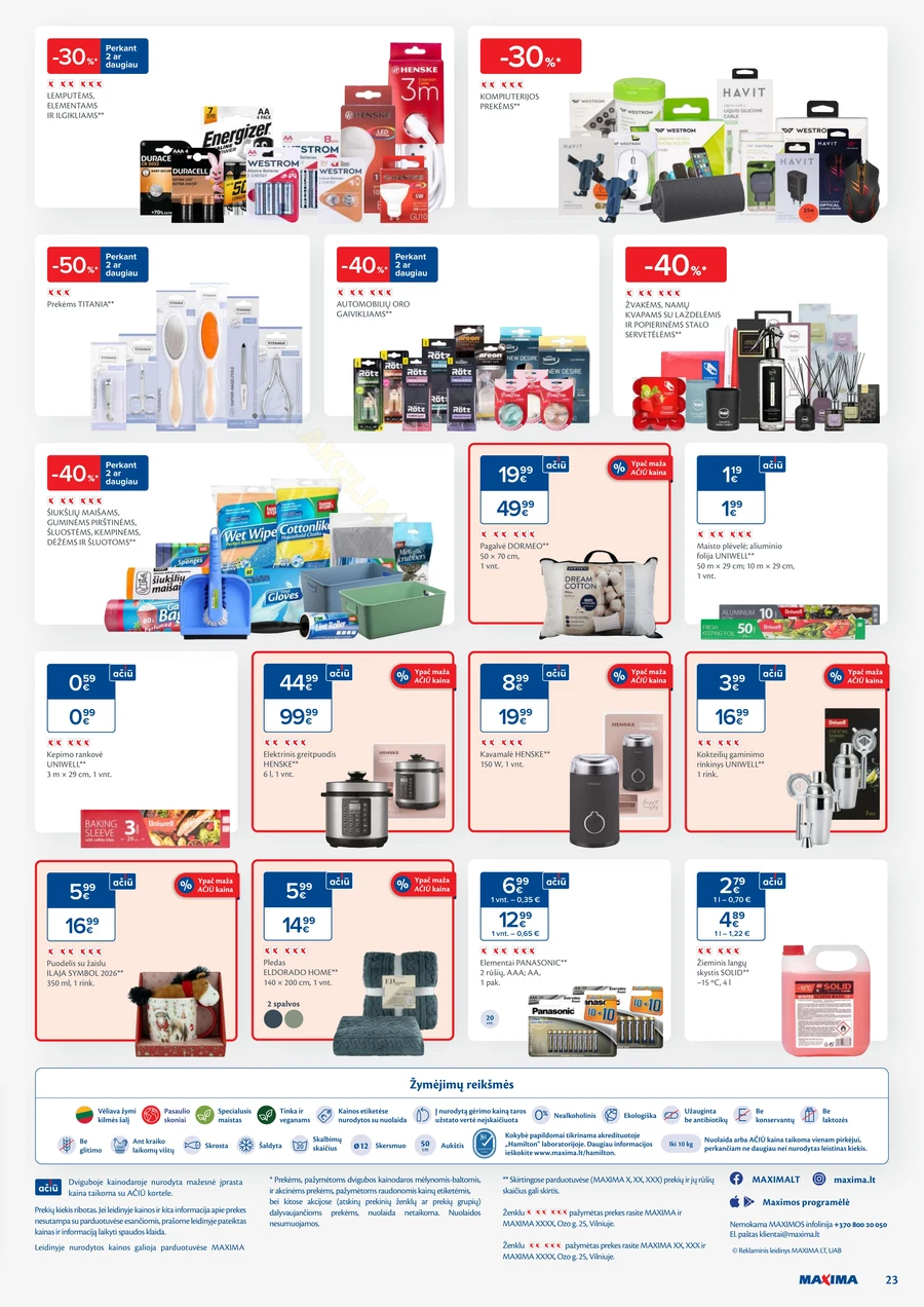MAXIMA kaininis akcijų leidinys Nr. 51-52 puslapis 23