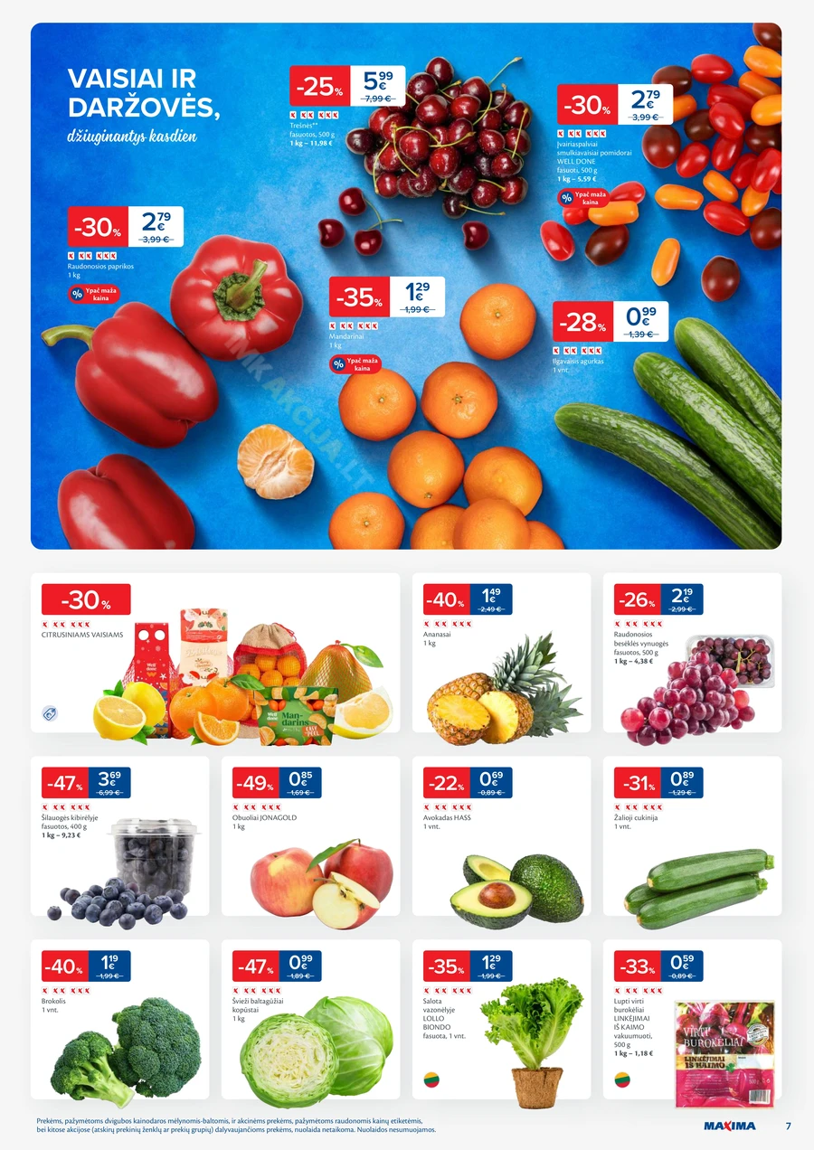 MAXIMA kaininis akcijų leidinys Nr. 51-52 puslapis 7