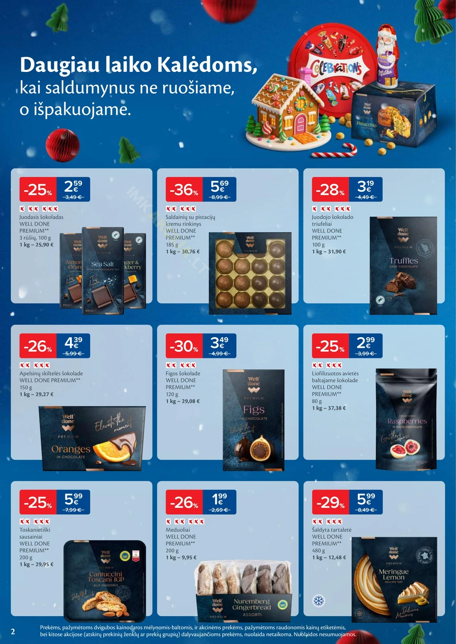 MAXIMA leidinys „Daugiau laiko Kalėdoms” puslapis 2