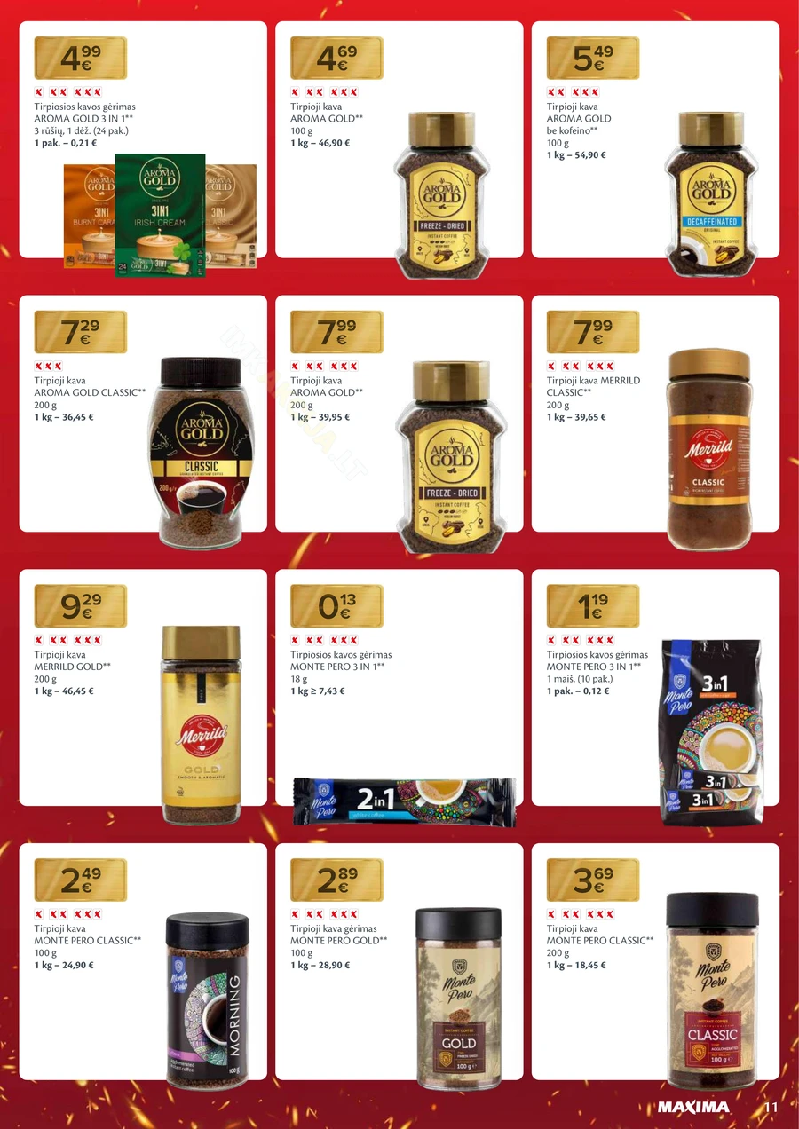 MAXIMA leidinys „Nukalta kaina – visada kaip per akciją“ puslapis 11