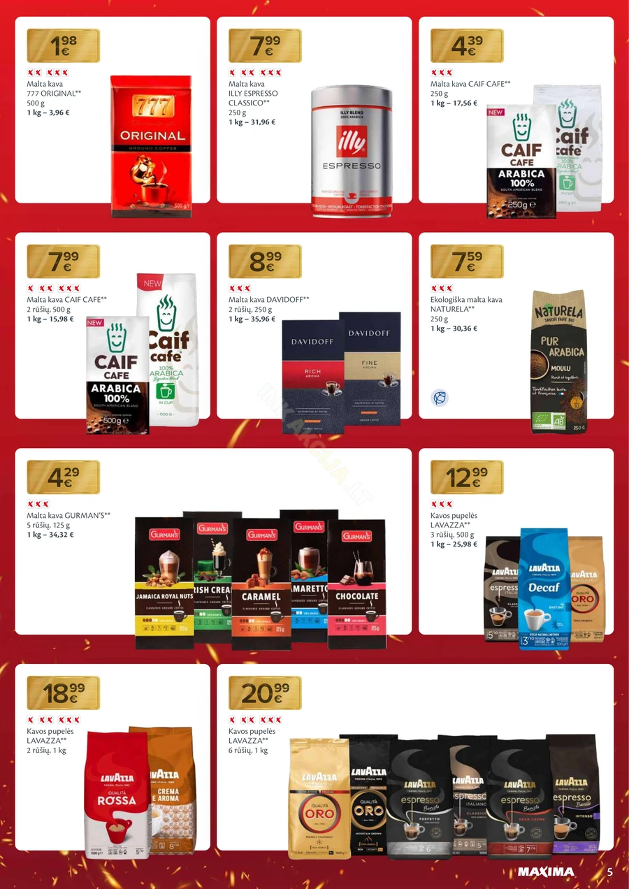 MAXIMA leidinys „Nukalta kaina – visada kaip per akciją“ puslapis 5