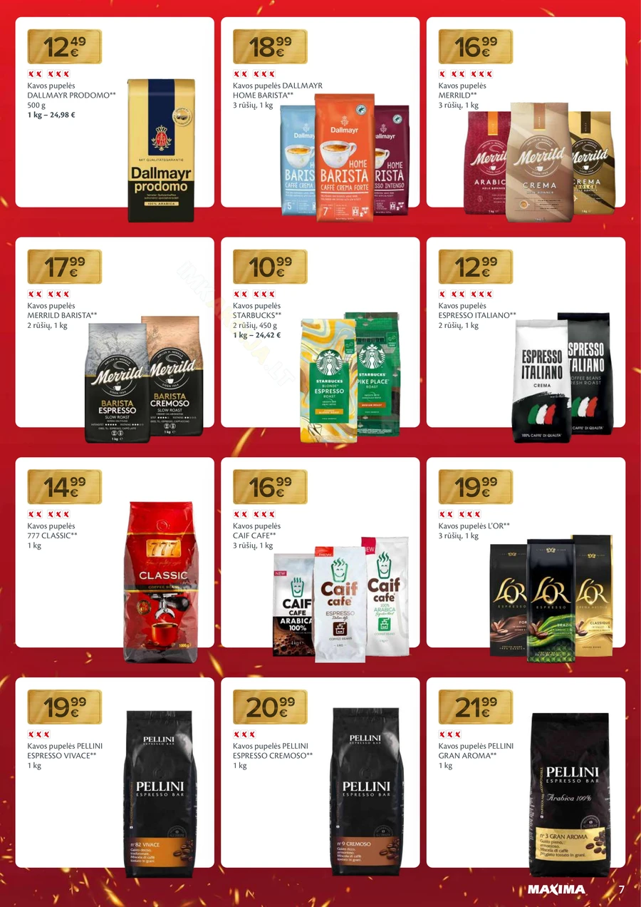 MAXIMA leidinys „Nukalta kaina – visada kaip per akciją“ puslapis 7