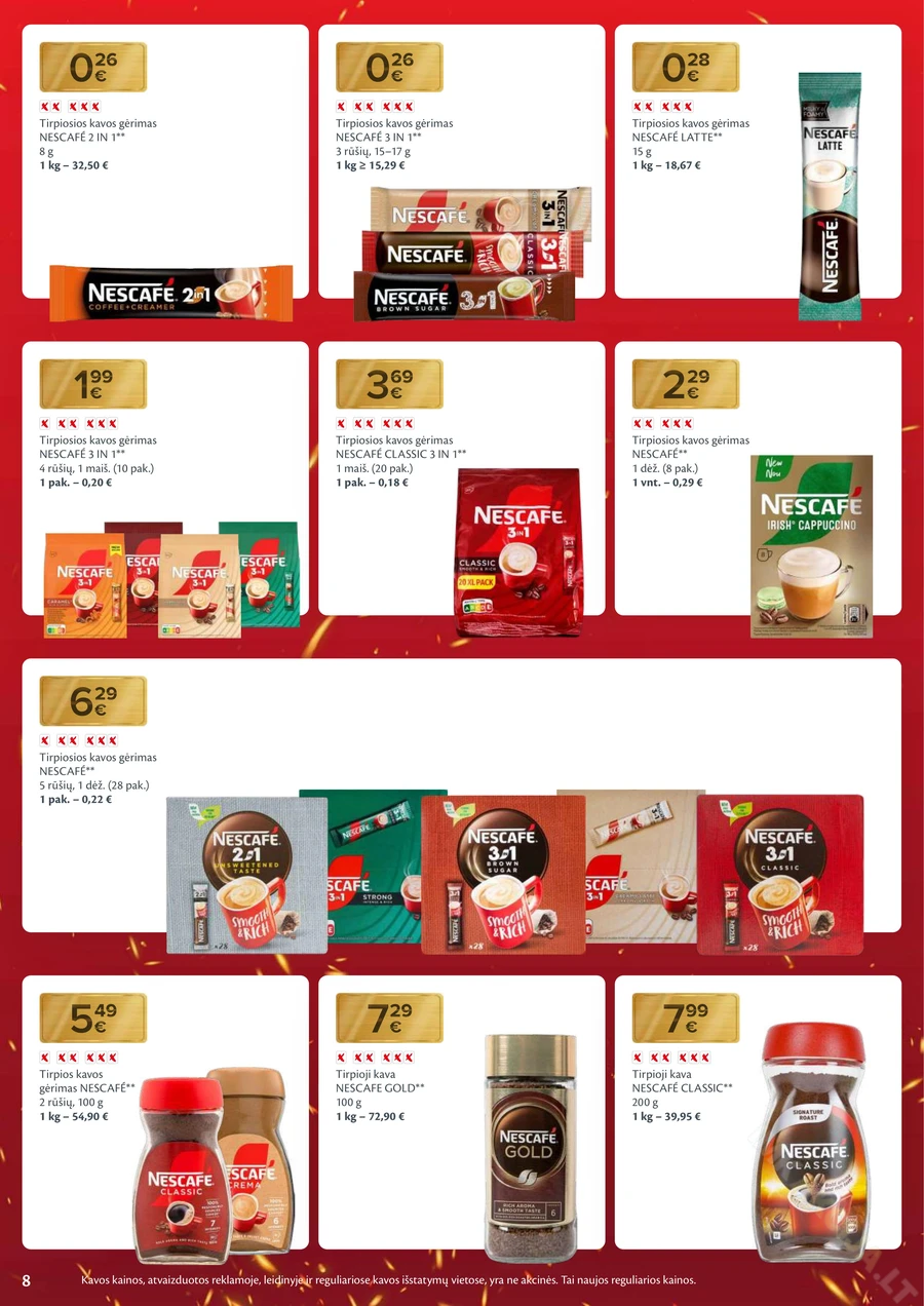 MAXIMA leidinys „Nukalta kaina – visada kaip per akciją“ puslapis 8