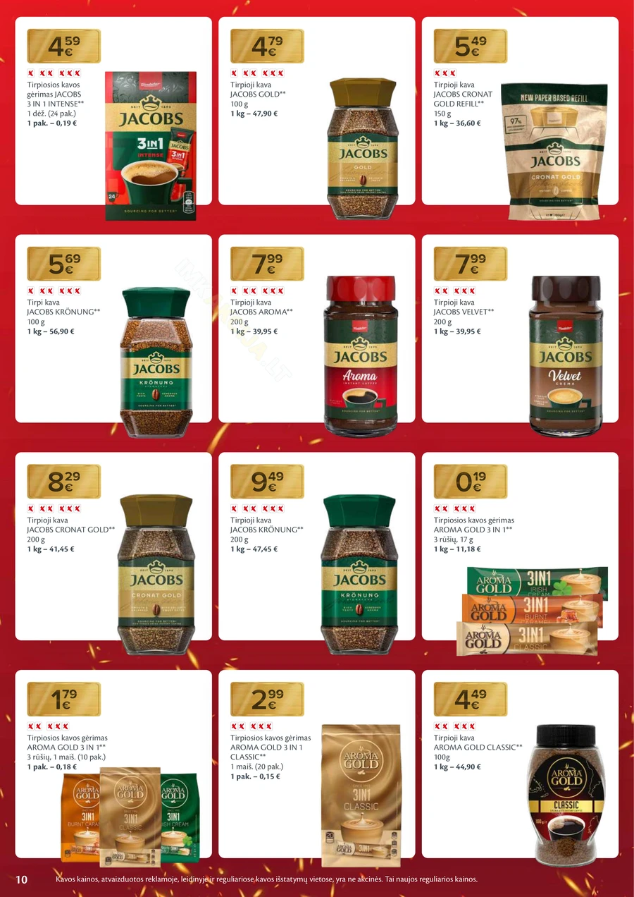 MAXIMA leidinys „Nukalta kaina – visada kaip per akciją“ puslapis 10