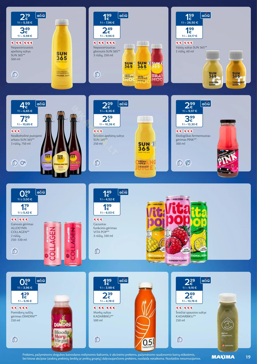 MAXIMA akcijų leidinys „Sveikuolių mėnuo“ puslapis 19
