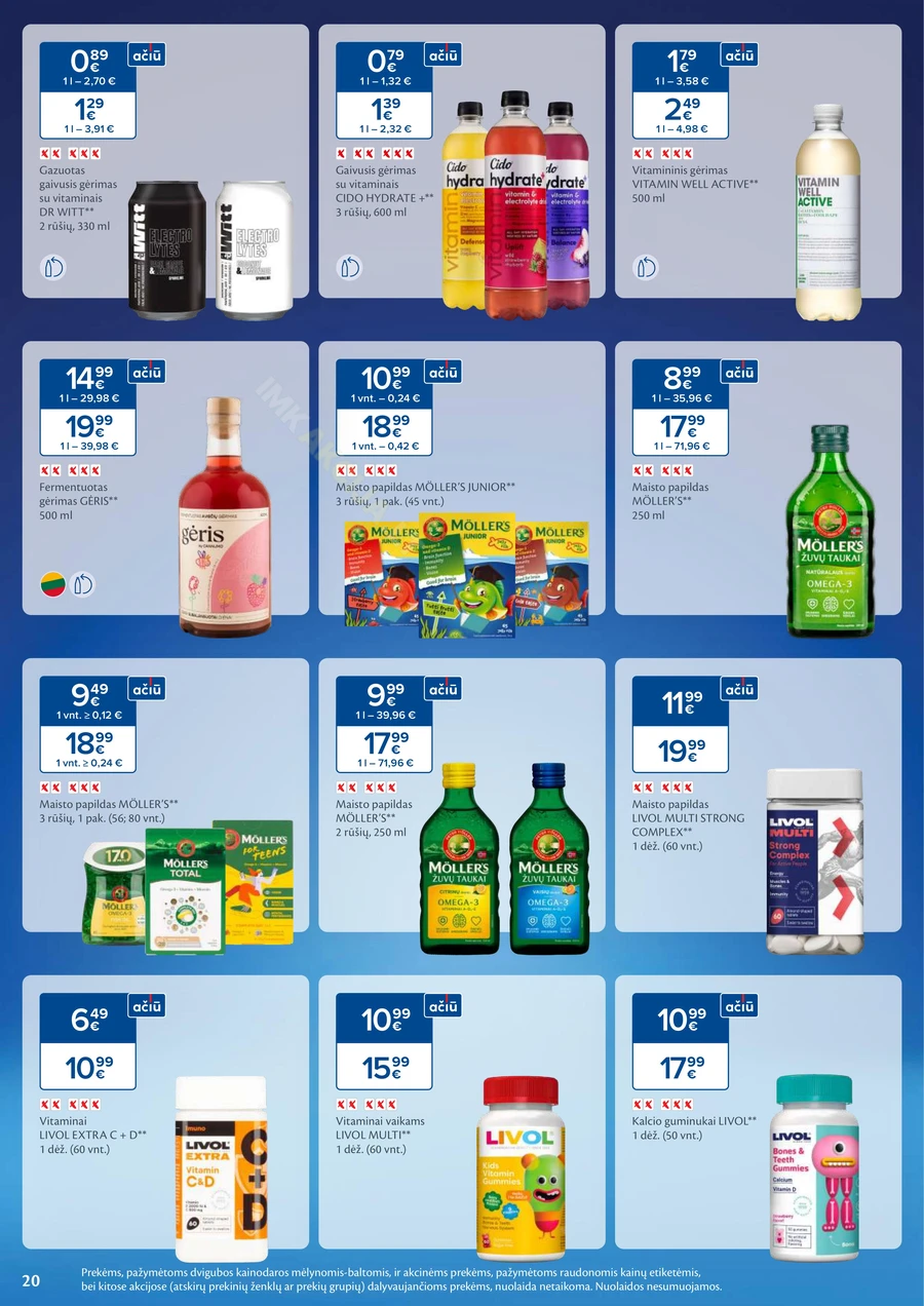 MAXIMA akcijų leidinys „Sveikuolių mėnuo“ puslapis 20