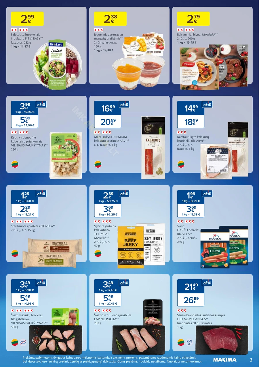MAXIMA akcijų leidinys „Sveikuolių mėnuo“ puslapis 3