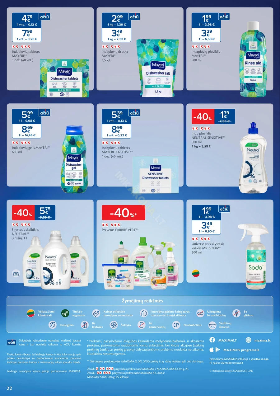MAXIMA akcijų leidinys „Sveikuolių mėnuo“ puslapis 22