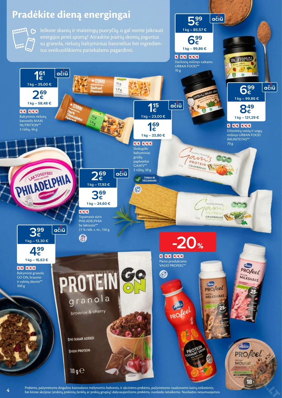 MAXIMA akcijų leidinys „Sveikuolių mėnuo“ puslapis 4