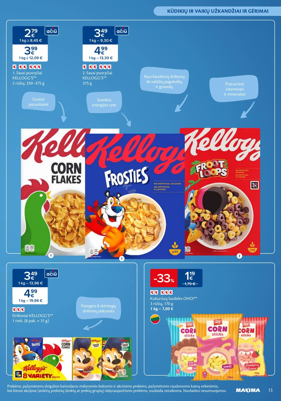 MAXIMA akcijų leidinys „Mažylių mugė“ puslapis 13