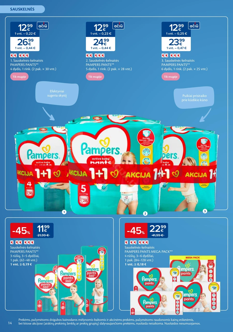 MAXIMA akcijų leidinys „Mažylių mugė“ puslapis 14