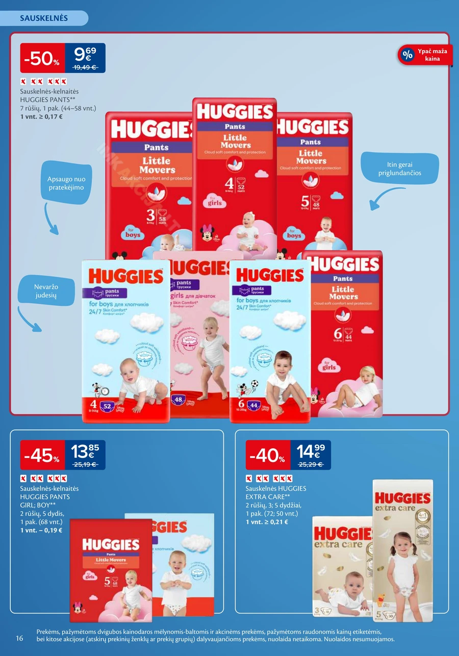 MAXIMA akcijų leidinys „Mažylių mugė“ puslapis 16