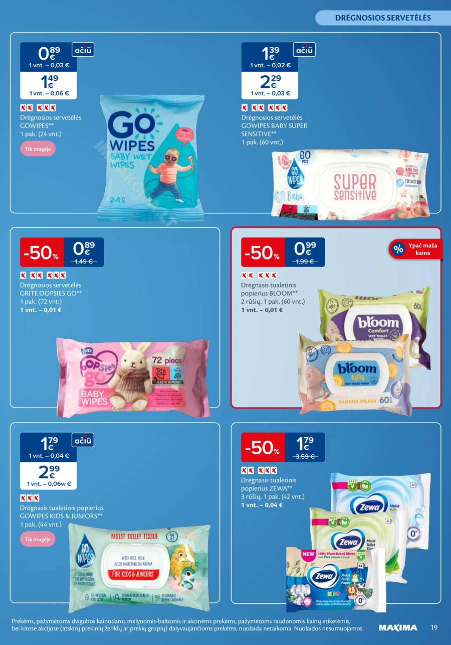 MAXIMA akcijų leidinys „Mažylių mugė“ puslapis 19