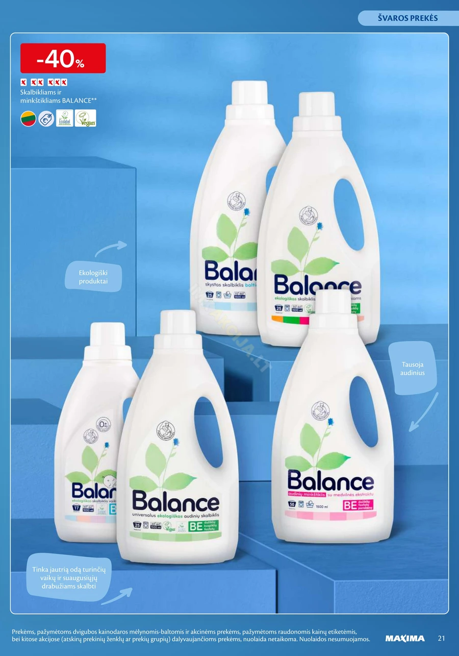 MAXIMA akcijų leidinys „Mažylių mugė“ puslapis 21