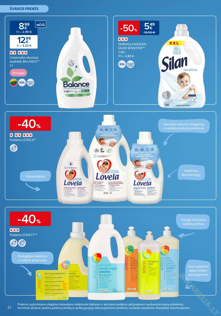 MAXIMA akcijų leidinys „Mažylių mugė“ puslapis 22