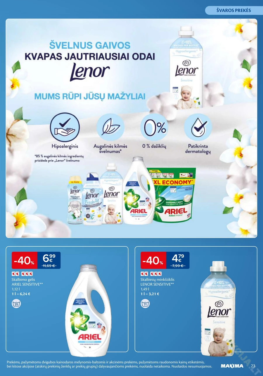 MAXIMA akcijų leidinys „Mažylių mugė“ puslapis 23