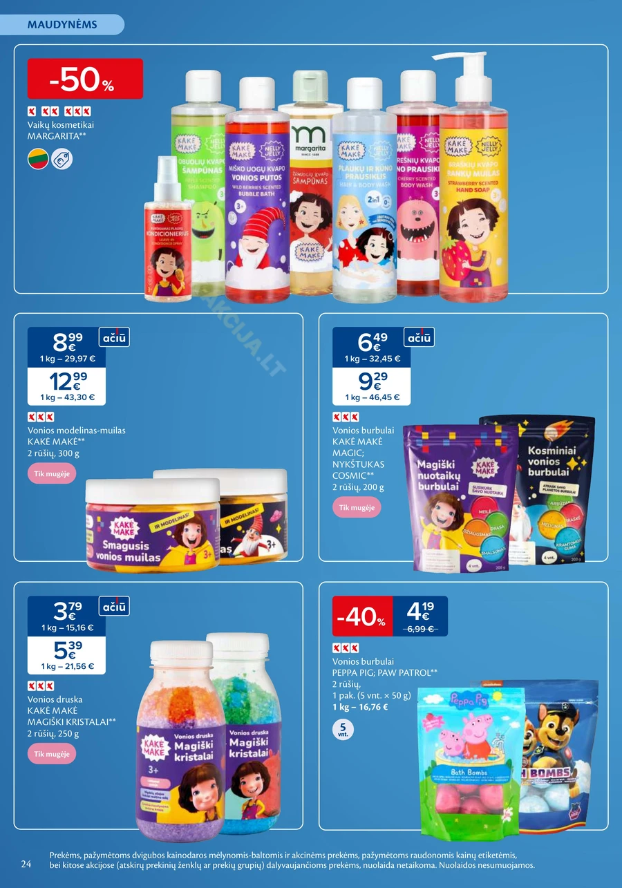 MAXIMA akcijų leidinys „Mažylių mugė“ puslapis 24