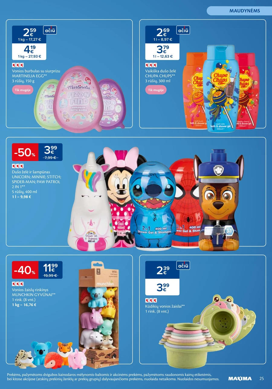 MAXIMA akcijų leidinys „Mažylių mugė“ puslapis 25