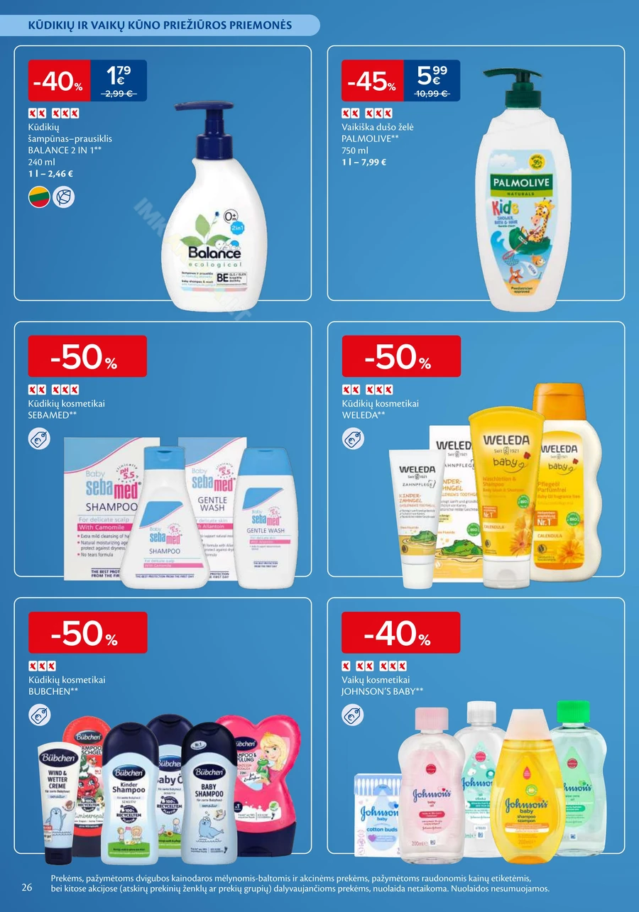 MAXIMA akcijų leidinys „Mažylių mugė“ puslapis 26