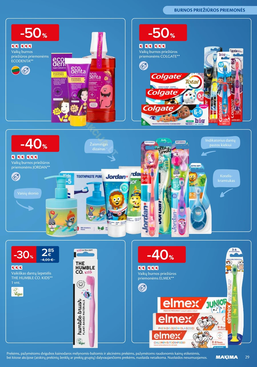 MAXIMA akcijų leidinys „Mažylių mugė“ puslapis 29