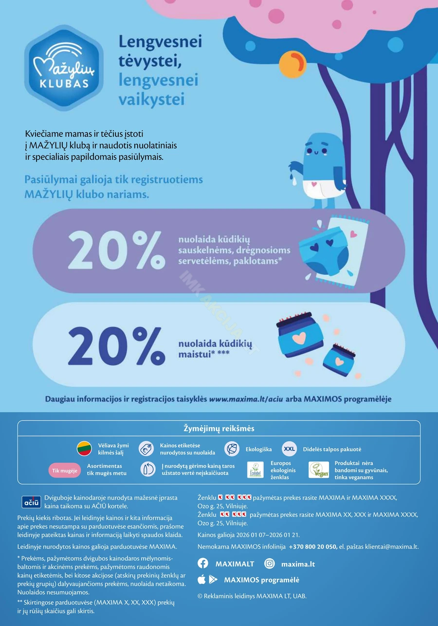 MAXIMA akcijų leidinys „Mažylių mugė“ puslapis 36