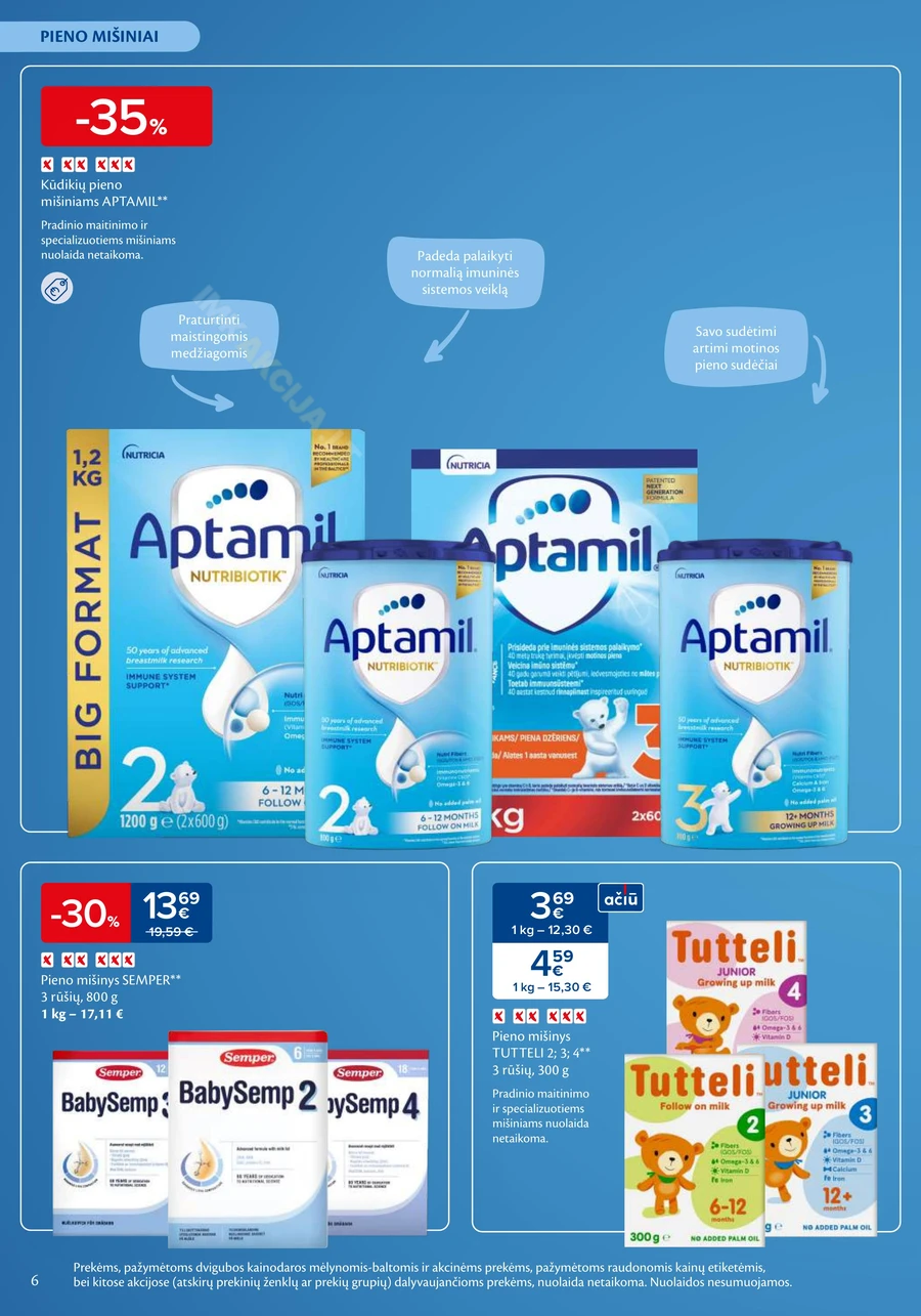 MAXIMA akcijų leidinys „Mažylių mugė“ puslapis 6