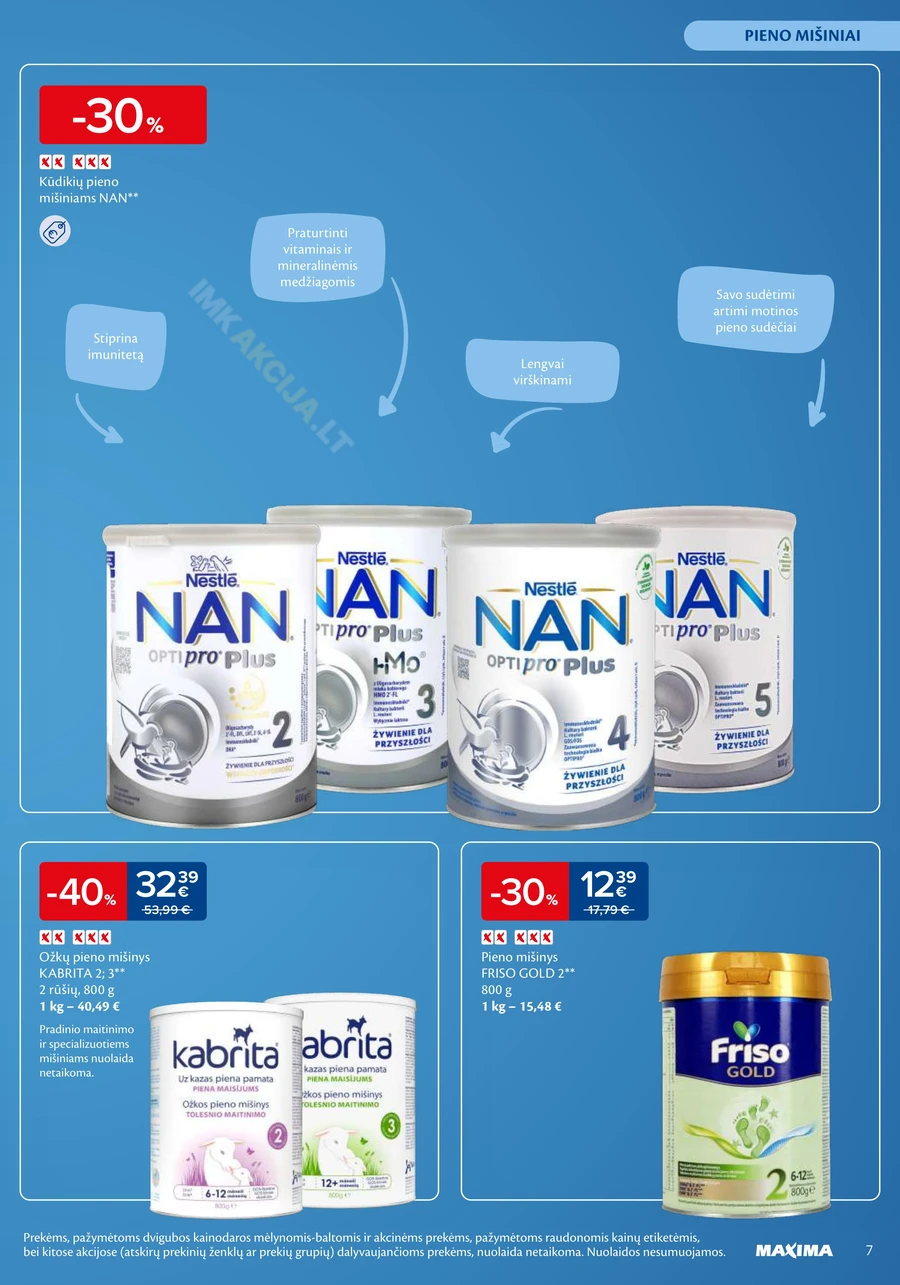 MAXIMA akcijų leidinys „Mažylių mugė“ puslapis 7