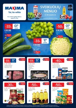 MAXIMA kaininis akcijų leidinys Nr. 3