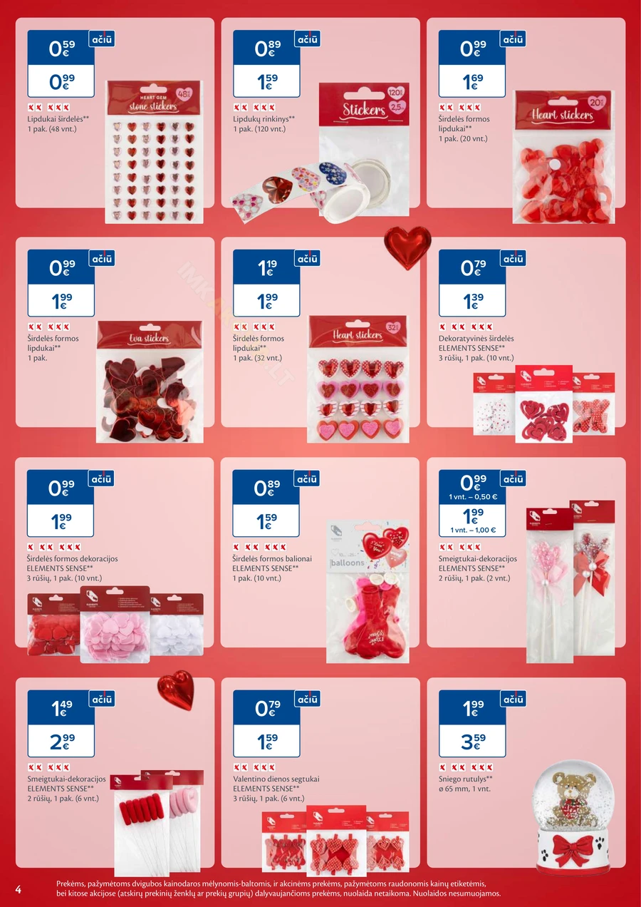 MAXIMA leidinys „Valentino mėnuo” puslapis 4