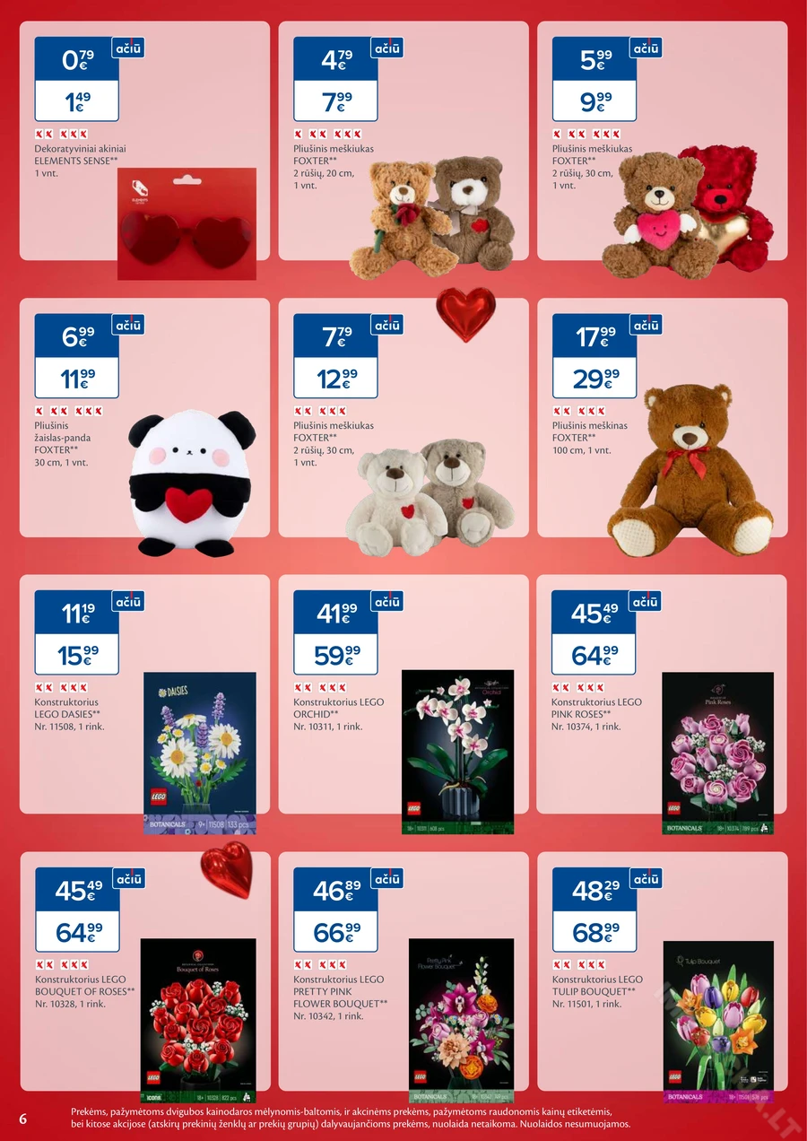 MAXIMA leidinys „Valentino mėnuo” puslapis 6