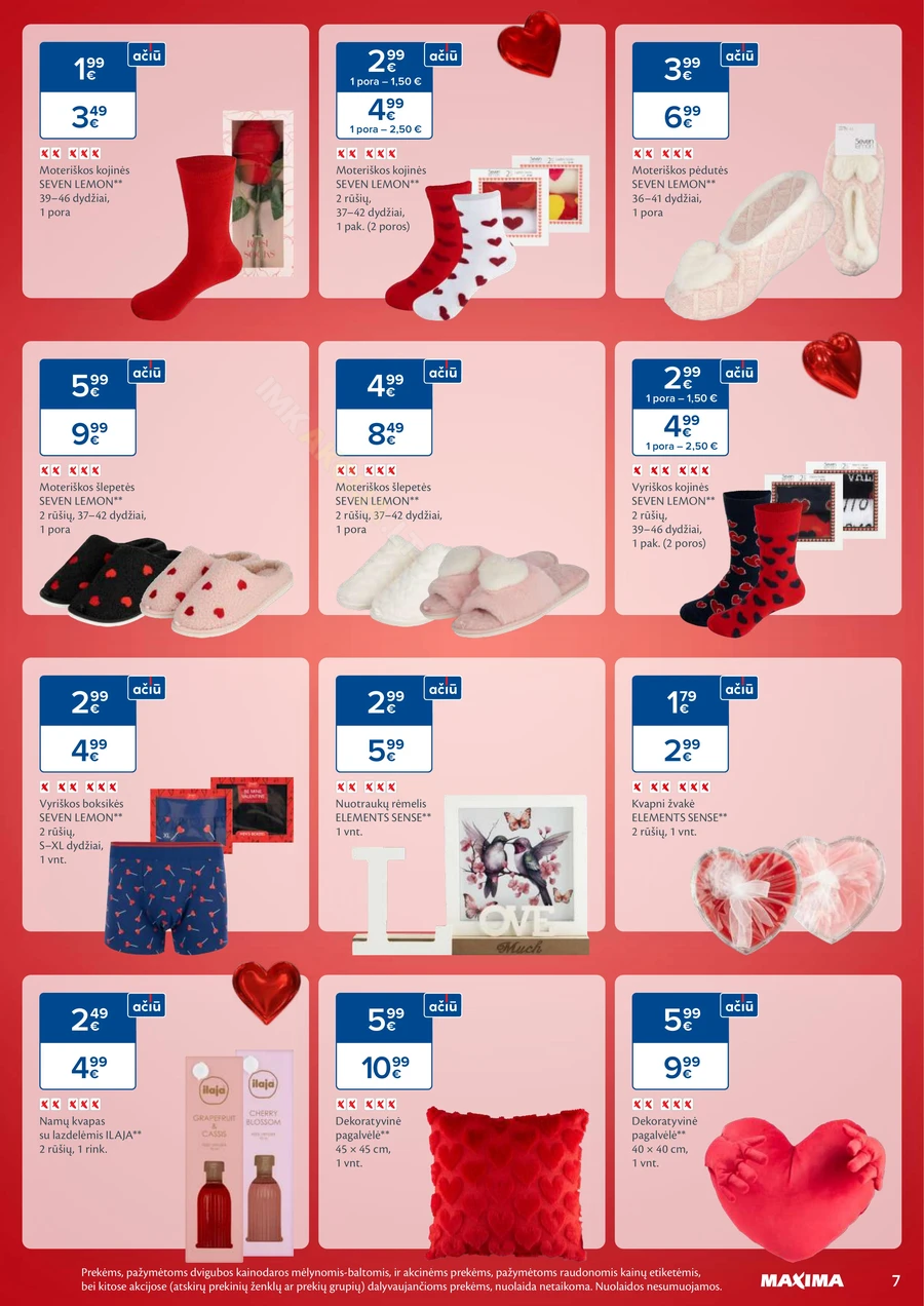 MAXIMA leidinys „Valentino mėnuo” puslapis 7
