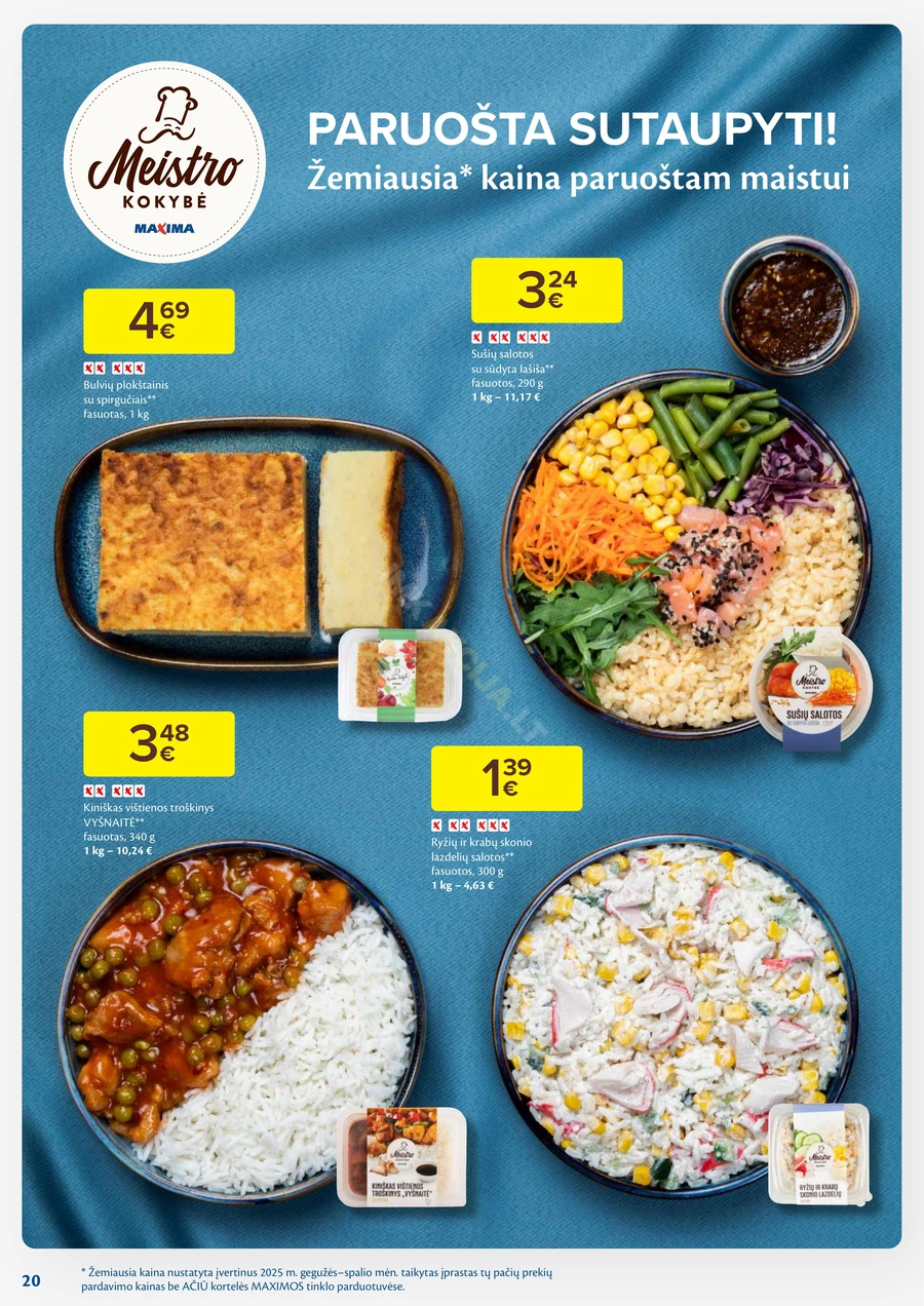 MAXIMA kaininis akcijų leidinys Nr. 5 puslapis 20
