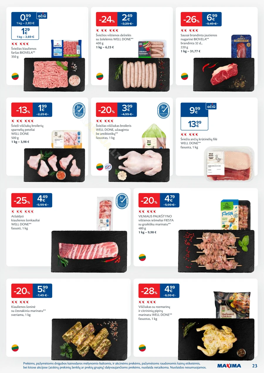 MAXIMA kaininis akcijų leidinys Nr. 5 puslapis 23