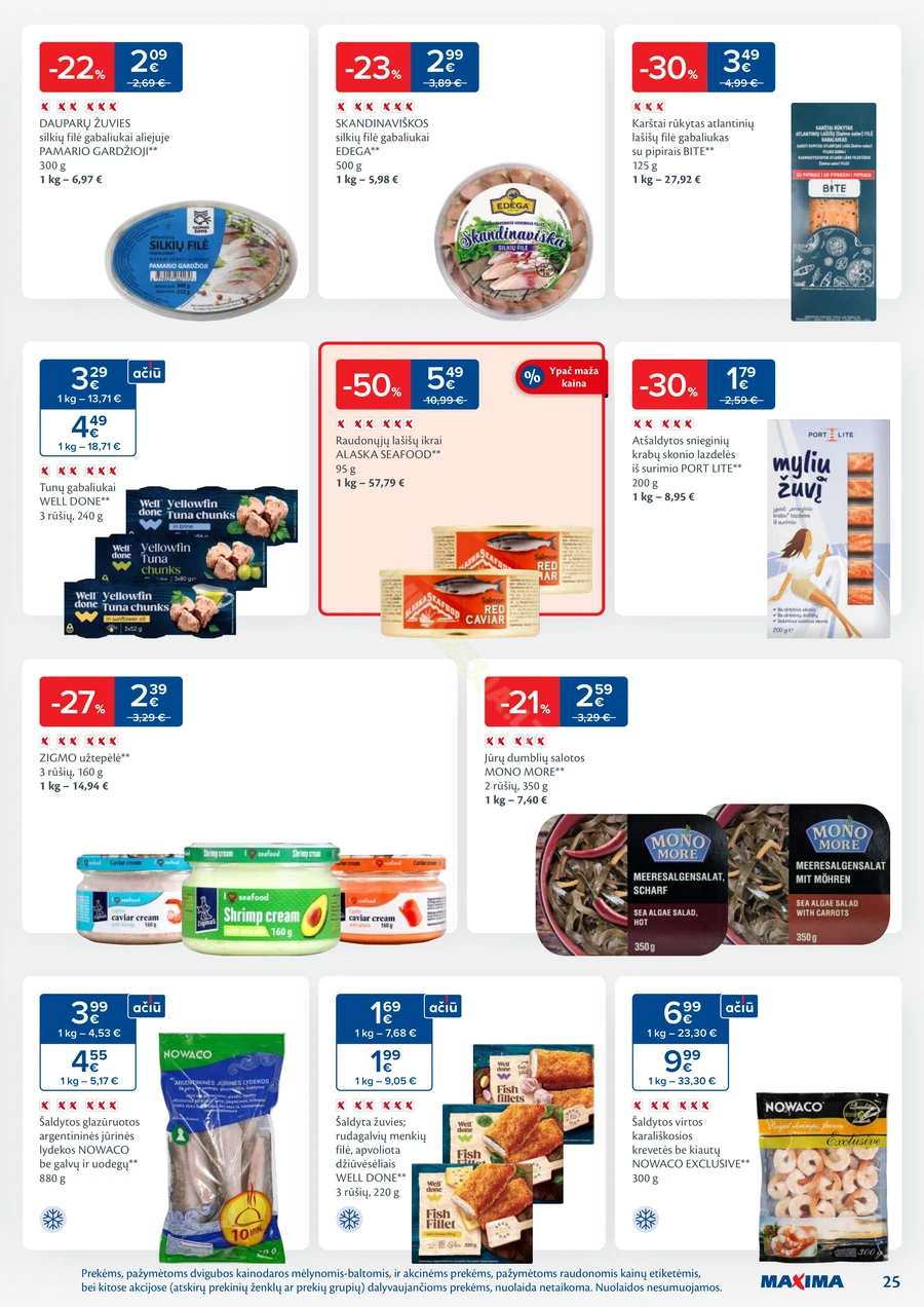 MAXIMA kaininis akcijų leidinys Nr. 5 puslapis 25