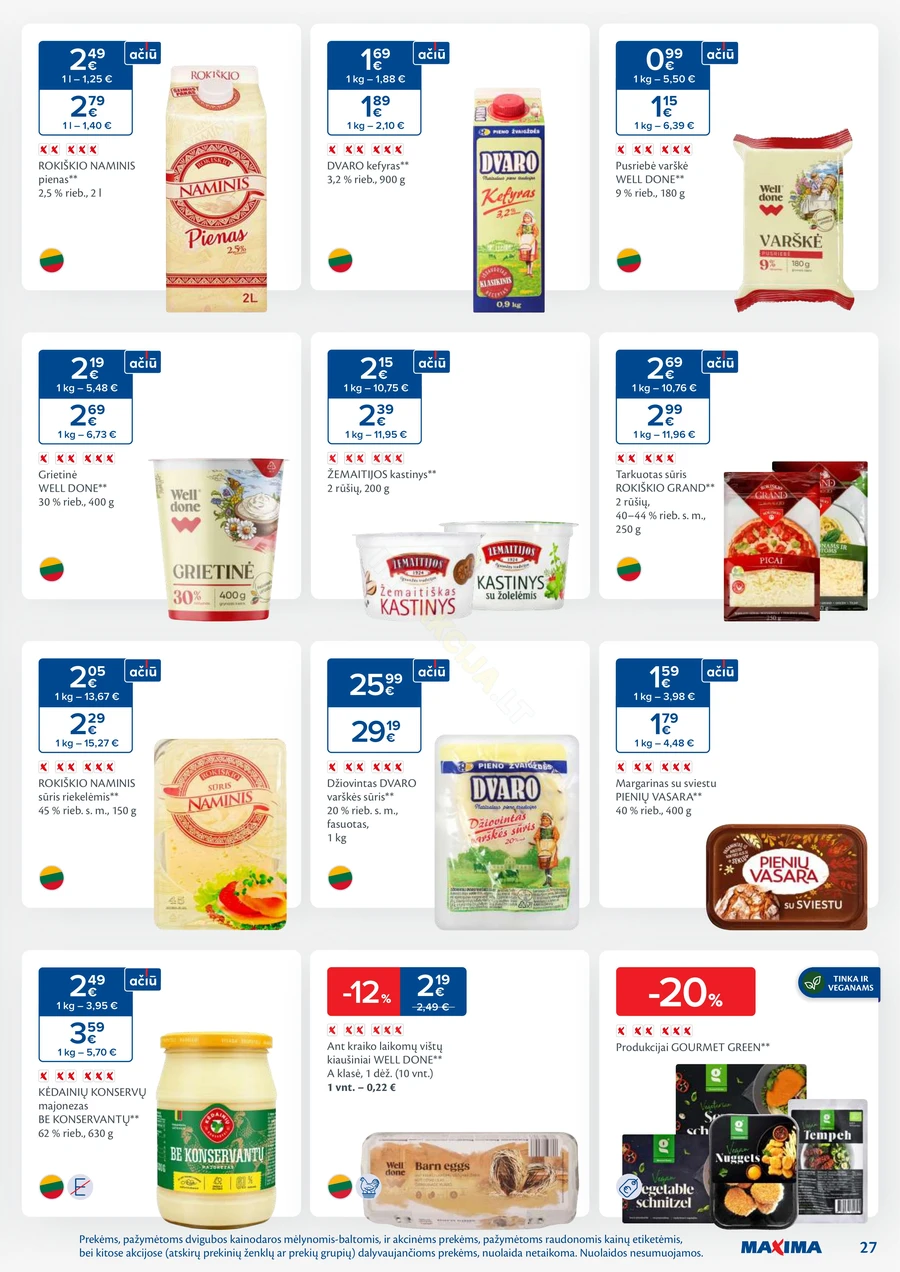 MAXIMA kaininis akcijų leidinys Nr. 5 puslapis 27
