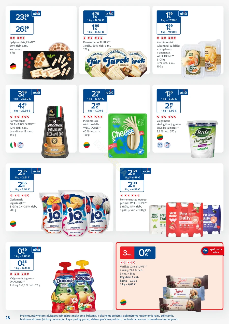 MAXIMA kaininis akcijų leidinys Nr. 5 puslapis 28