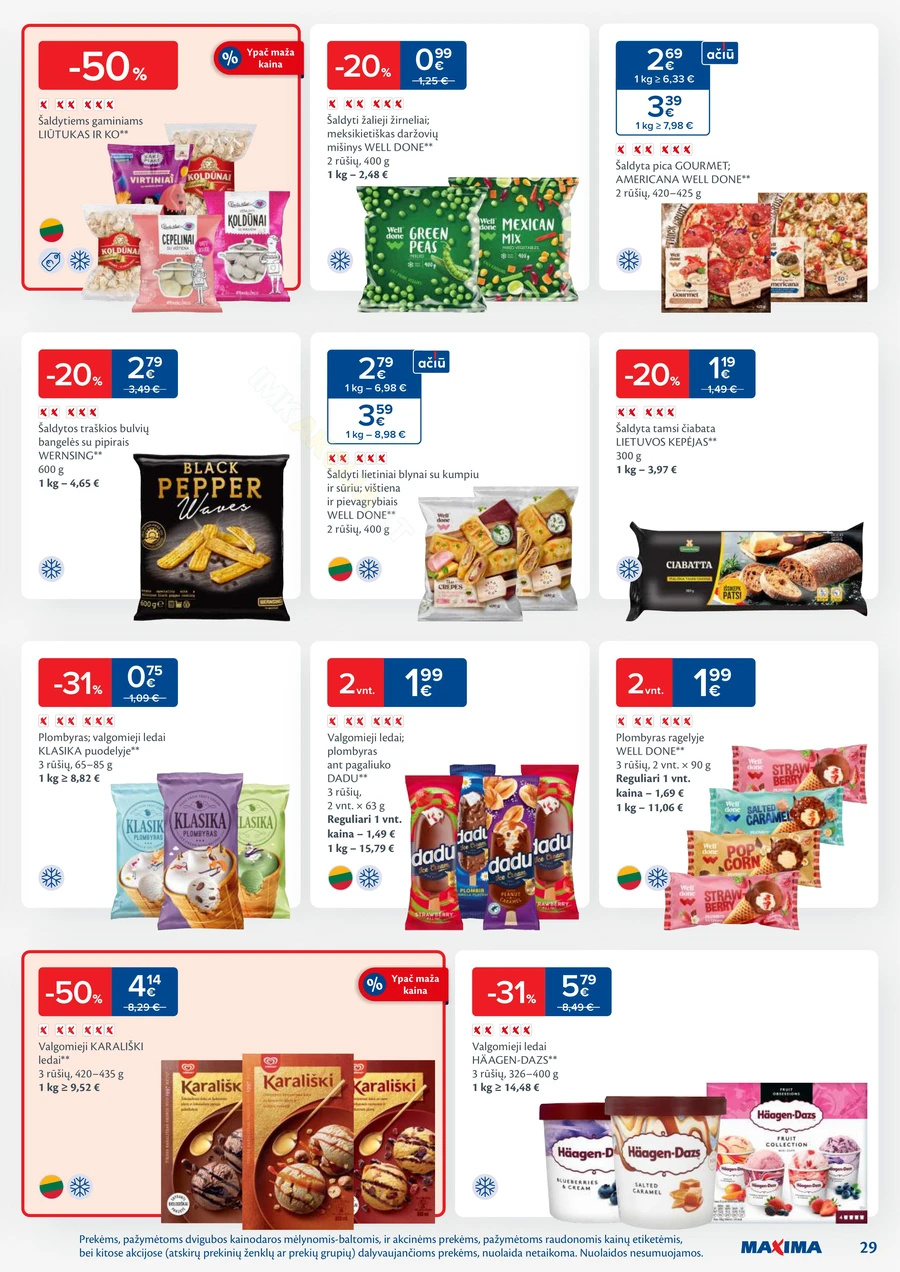 MAXIMA kaininis akcijų leidinys Nr. 5 puslapis 29
