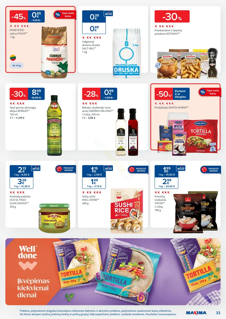 MAXIMA kaininis akcijų leidinys Nr. 5 puslapis 33